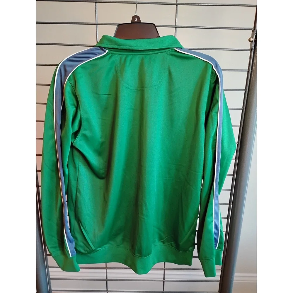 Converse All Star Track Jacket Green Blue Stripe XL Boys 13-15 Years Full Zip